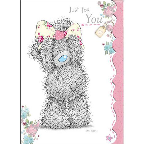 Just for You Me to You Bear Card £1.60